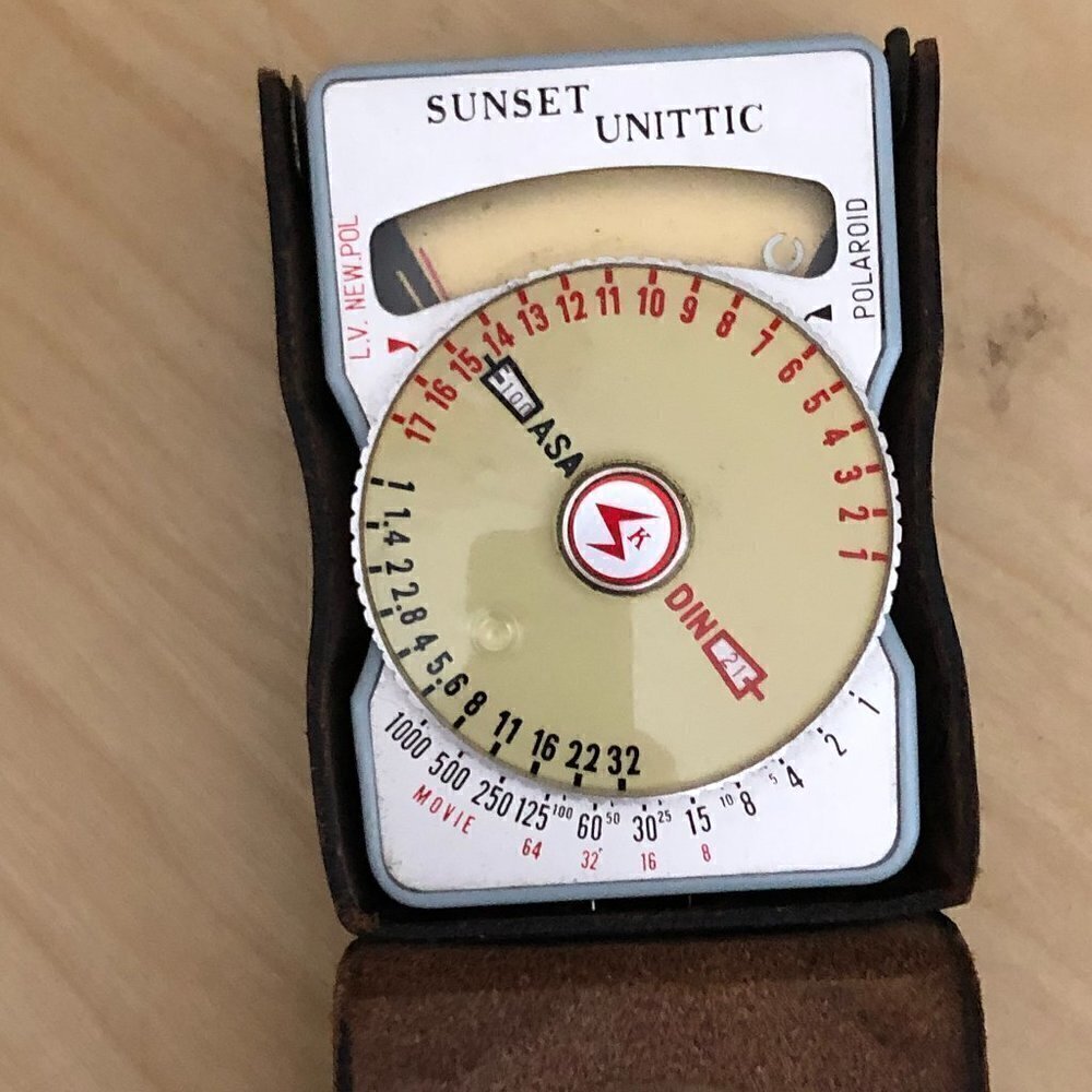 Vintage Photography Showa Koden Co # 31 Sunset Unittic Light Meter & Case